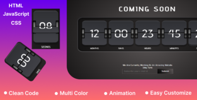 Coming Soon Timer Countdown Timer Multicolor Countdown