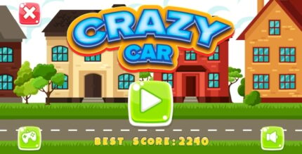 Crazy Car - HTML5 Game + Android + AdMob (Construct 3 Construct 2 Capx)