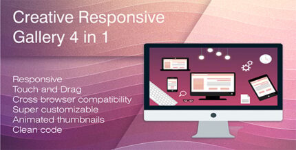 Creative Responsive Gallery 4 in 1