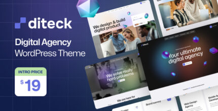 Diteck - Digital Agency WordPress Theme