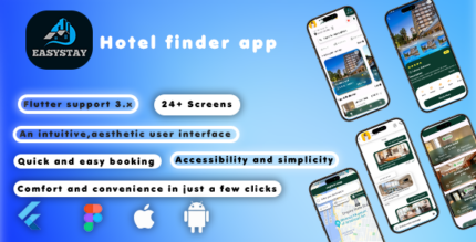 EasyStay- Online hotel Booking App in Flutter (Android, iOS)