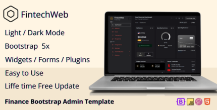 FintechWeb - Finance Bootstrap Admin Template