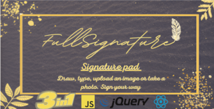 Full Signature - Sign your way Digital signature pad