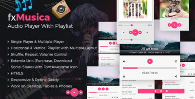 FxMusica - Audio Player with Playlist