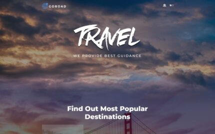 Goroad - Travel Agency Multipurpose Modern Elementor WordPress Theme