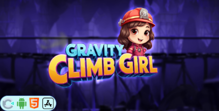 Gravity Climb Girl - HTML5 Construct3 Game