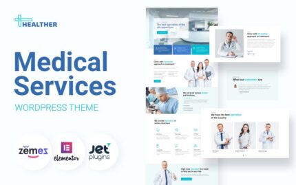 Healther - Medical Services Elementor WordPress Theme