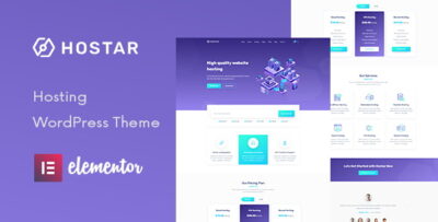 Hostar - Web Hosting WordPress Theme