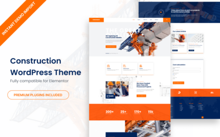 Konstruksy - Construction Engineering WordPress Theme