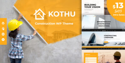 Kothu - Building & Construction WordPress Theme