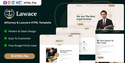 Lawace - Attorney & Lawyers HTML Template