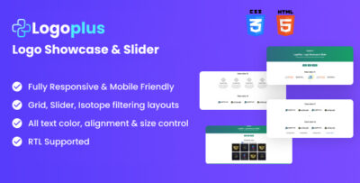 LogoPlus - Logo Showcase & Slider Html5