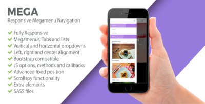 MEGA Responsive Megamenu Navigation