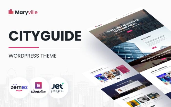 Maryville - City Portal & City Guide WordPress Theme