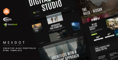 MexDot - Creative Ajax Portfolio HTML Template