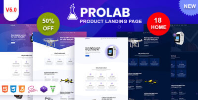 Prolab - Product Landing Page