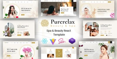 Purerelax - Beauty & Spa React Template