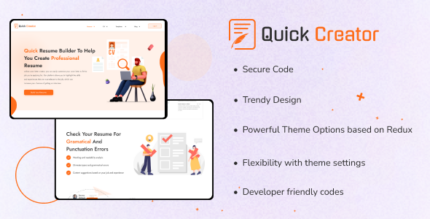Quick Creator - Dynamic Flutter Web for CV Creation & Cover Letter Generator