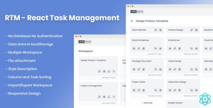 RTM - React Task Management tool