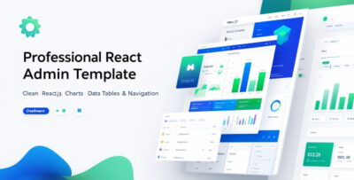 React js - Responsive Admin Dashboard Template - Reactjs