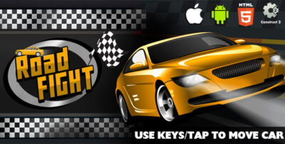 Road Fight - HTML5 Game (CAPX)