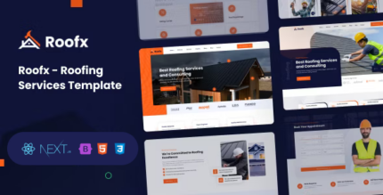 Roofx - Roofing Services NextJS Template