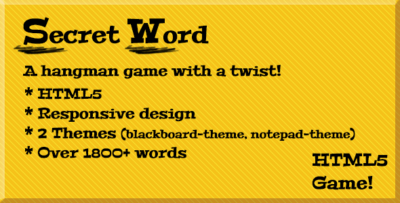 Secret Word (a hangman game)