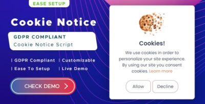 Simple Cookie Notice Script