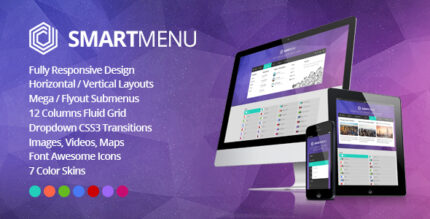 SmartMenu - Responsive jQuery Mega Menu