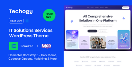 Techogy - IT Solutions & Services WordPress Theme