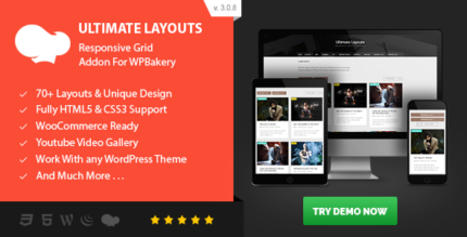 Ultimate Layouts Responsive Grid And Youtube Video Gallery Addon For Visual Composer