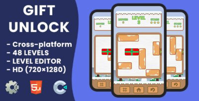 Unlock - HTML5 Game Construct 2 & Construct 3