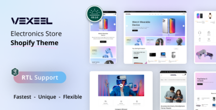 Vexeel - Electronics Store Shopify Theme OS 2.0