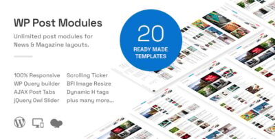 WP Post Modules for News & Magazine