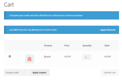 WooCommerce Points and Rewards