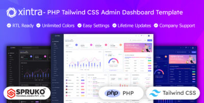 Xintra - PHP Tailwind CSS Admin Dashboard Template