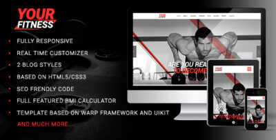 YourFitness — Sport & Fitnes Blog WordPress Theme