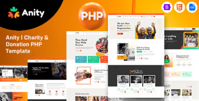 Anity Charity & Donation PHP Template