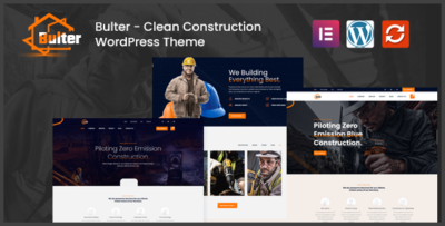 Bulter - Clean Construction WordPress Theme