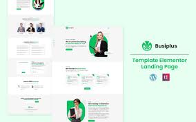 Busiplus - Business Solution Elementor Landing Page