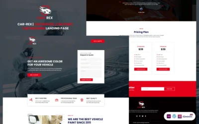 Car-Rex - Auto Service Elementor Landing Page