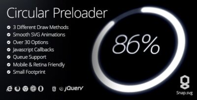 Circular HTML5 Preloader