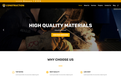 Construction Building Divi Child Wordpress theme