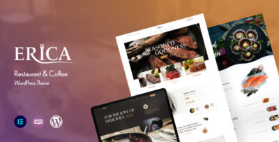 Erica - Restaurant & Coffee WordPress Theme