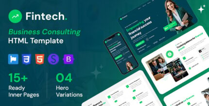 Fintech - Business Consulting HTML Template