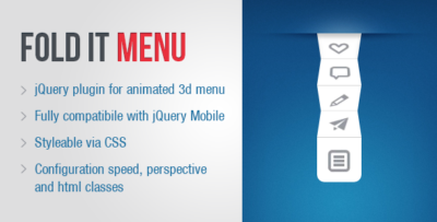 Fold It 3D Menu