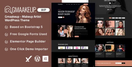 Gmaakeup - Makeup Artist WordPress Theme