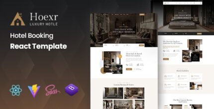 Hoexr - Hotel Booking React Template