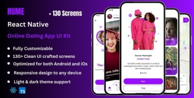 Hume - Dating React Native Expo App Ui Kit