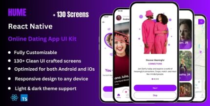 Hume - Dating React Native Expo App Ui Kit